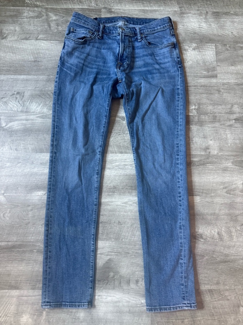 Abercrombie & Fitch slim fit blue jeans